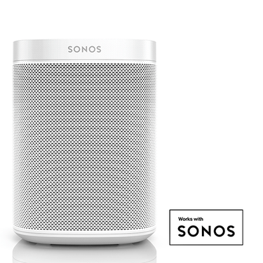 White sonos speaker