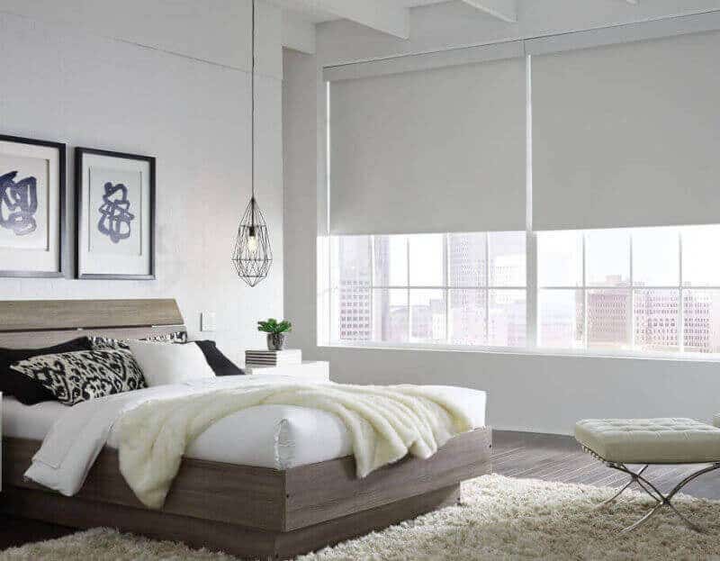 Smart Roller Shades Serena Shades by Lutron