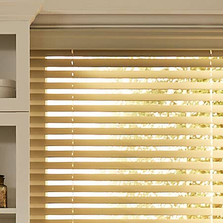 Close-up of Serena Wood Blinds