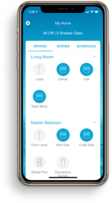 Smart shades app