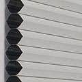 White honey comb blinds