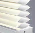 White honeycomb shades