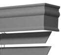 Up close picture of Valance style shades